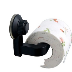 Kitchen Bathroom Toilet Paper Holder S uper Storage Suction Cup Wall Mount Removable Rack For placing rolls or Hanging towels