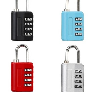 4 Digit Number Combination Pad Lock Padlock Outdoor Waterproof Lock Suitcase Luggage Security Coded Lock