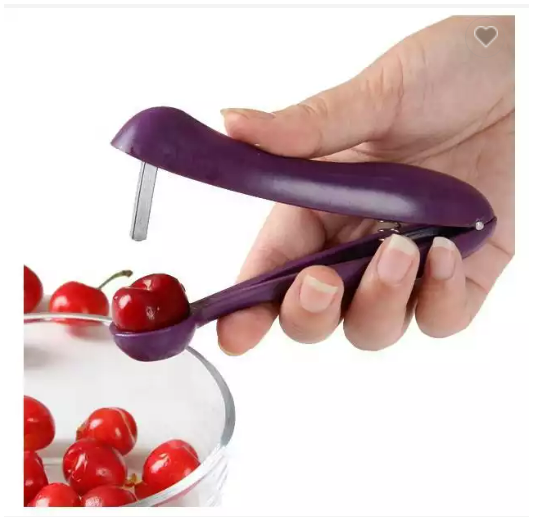 5'' Cherry Fruit Kitchen Pitter Remover Olive Core Corer Remove Pit Tool Seed Gadget Stoner