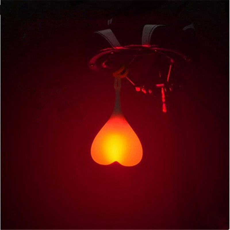 2020 Cycling Balls Tail Silicone Light Creative Bike Waterproof LED Red Warning Lights Bicycle Rear Seat Back Egg Lamp