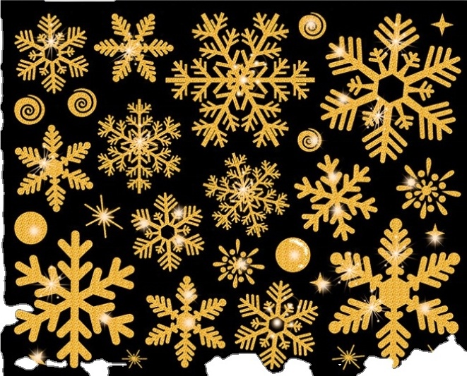 Snowflakes Decal Holiday Wall Decals for Christmas Beautiful Snow Flakes DIY Glass Window Stickers Removable