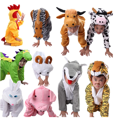 baby rompers baby clothes Halloween Kids Animal Dinosaur Tiger Costumes Cosplay Zebra Wolf  Monkey Jumpsuit babies walker