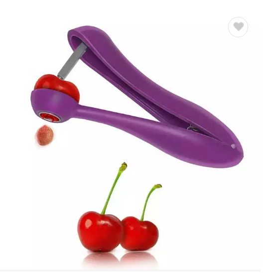 5'' Cherry Fruit Kitchen Pitter Remover Olive Core Corer Remove Pit Tool Seed Gadget Stoner