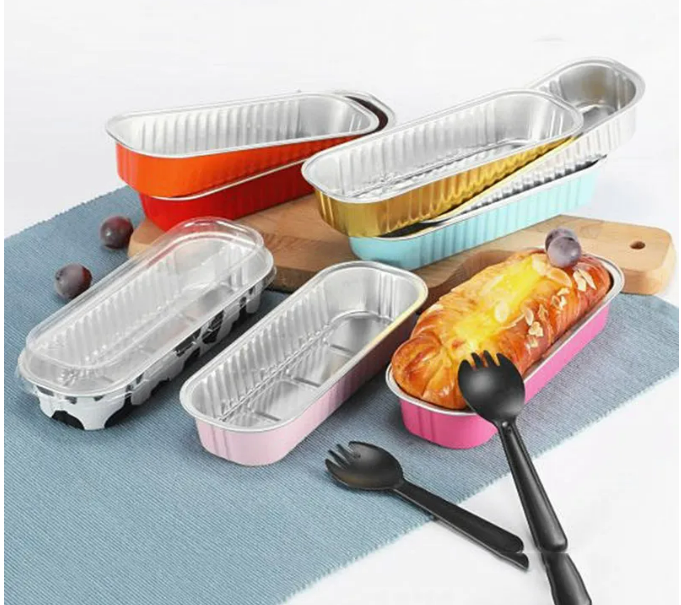 Food Tray Container BBQ Grilled Food Fast Food Serving Tray with Lid Aluminum Foil Smoothwall Disposable Custom Haoyuan Pulp HEB