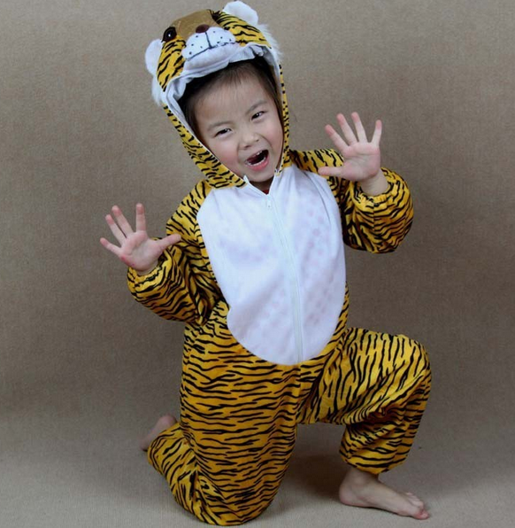 baby rompers baby clothes Halloween Kids Animal Dinosaur Tiger Costumes Cosplay Zebra Wolf  Monkey Jumpsuit babies walker