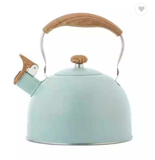 New 2.5L Stainless Steel Whistling Tea Kettle Food Grade Teapot For Make Tea Boil Water Compatible Gas Stoves Induction Cookers