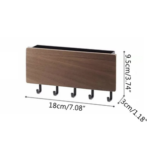 ATUCOHO Store New Wall-hung Type Wooden Decorative Wall Shelf Sundries Storage Box Hanger Organizer Key Rack Wood Wall Shelf