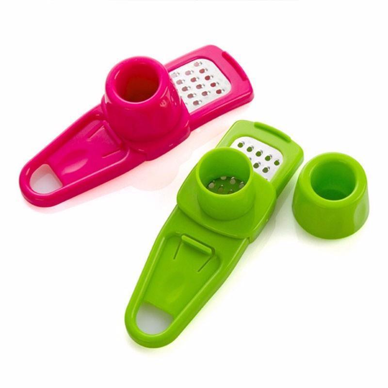 portable multifunctional garlic Presses kitchen gadgets vegetable slicer cooking tools mini cutter Ginger Garlic Grinding Grater