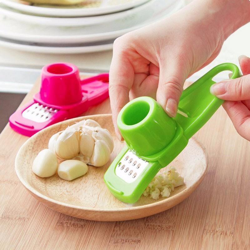 portable multifunctional garlic Presses kitchen gadgets vegetable slicer cooking tools mini cutter Ginger Garlic Grinding Grater