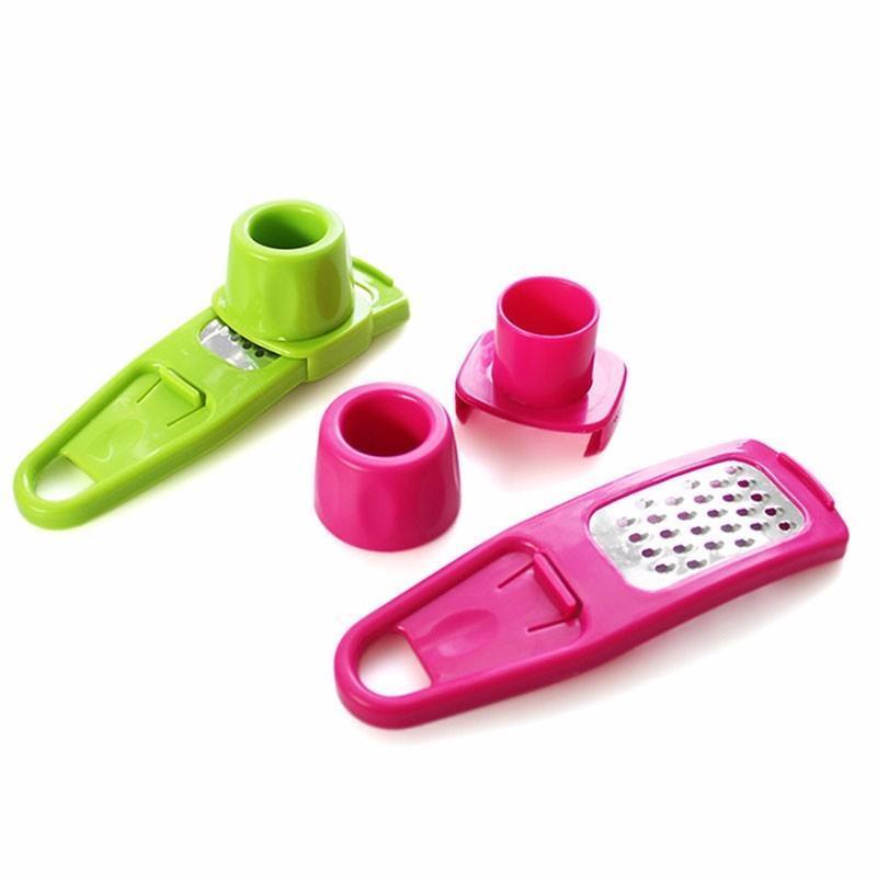 portable multifunctional garlic Presses kitchen gadgets vegetable slicer cooking tools mini cutter Ginger Garlic Grinding Grater