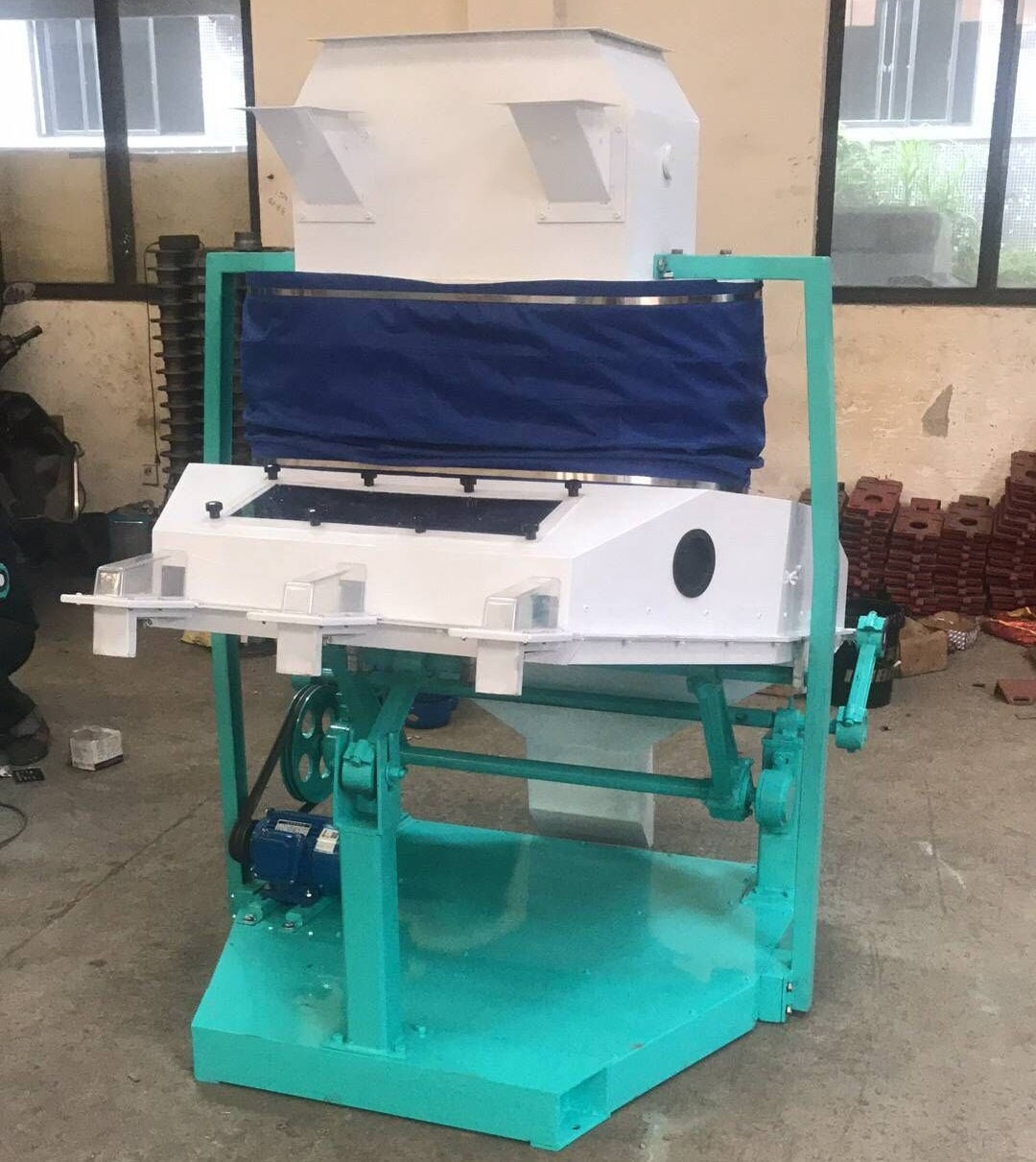 Grains Destoner Rice Destoner Wheat Destoner Paddy De-stoner Stoning Machine Stone Remover for Rice Mill Plant