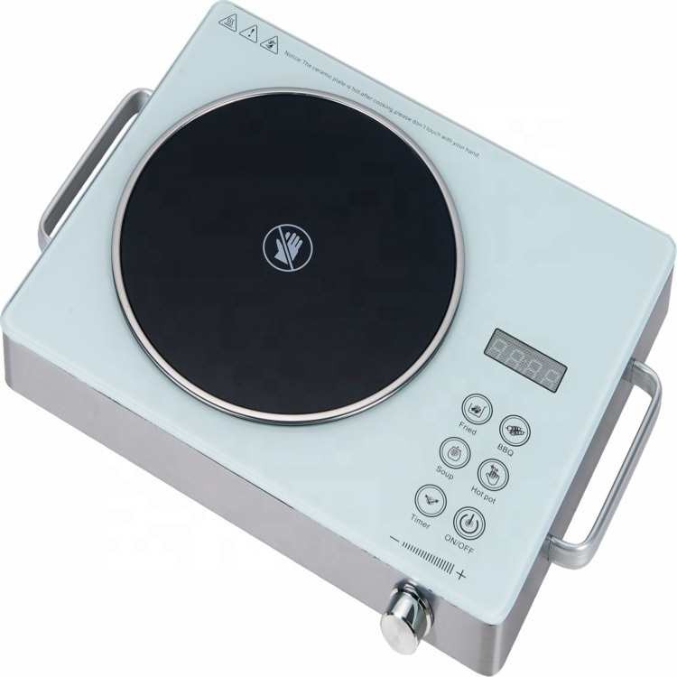 Hot Sale 2000W Induction Cooker Plate Induction Heat Infrared Stove Heating Electric Ceramic hob