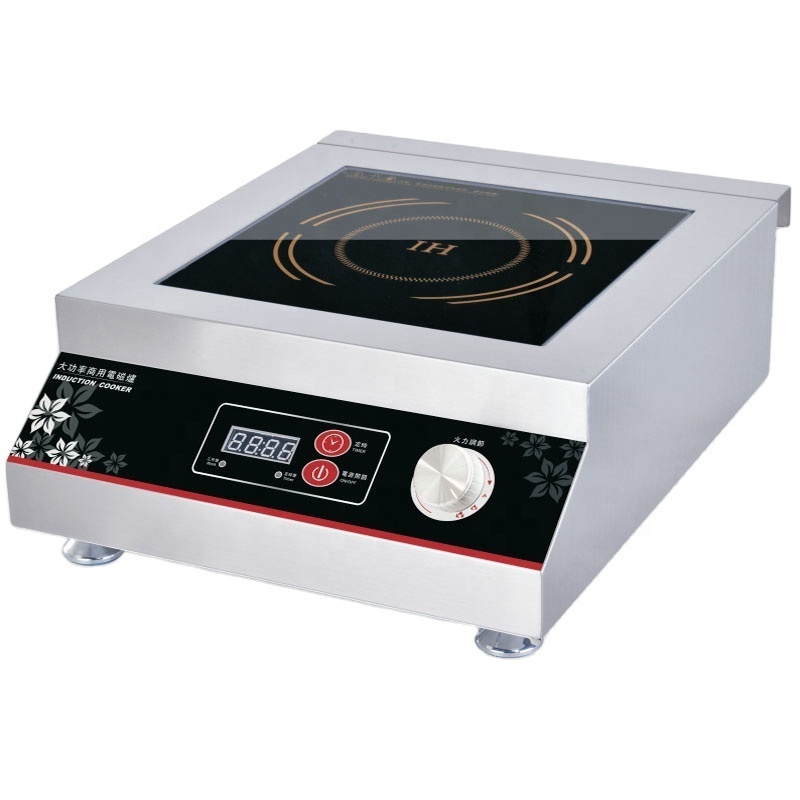 Household Appliance 5000W Commercial Electric Induction Wok Cooker Hot Plates Hot Pot Electric Stove Induction Cooker