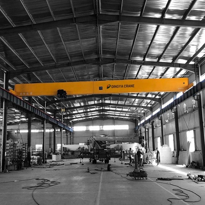 Customized 15 Ton Single Girder Electric Overhead Crane Bridge Crane