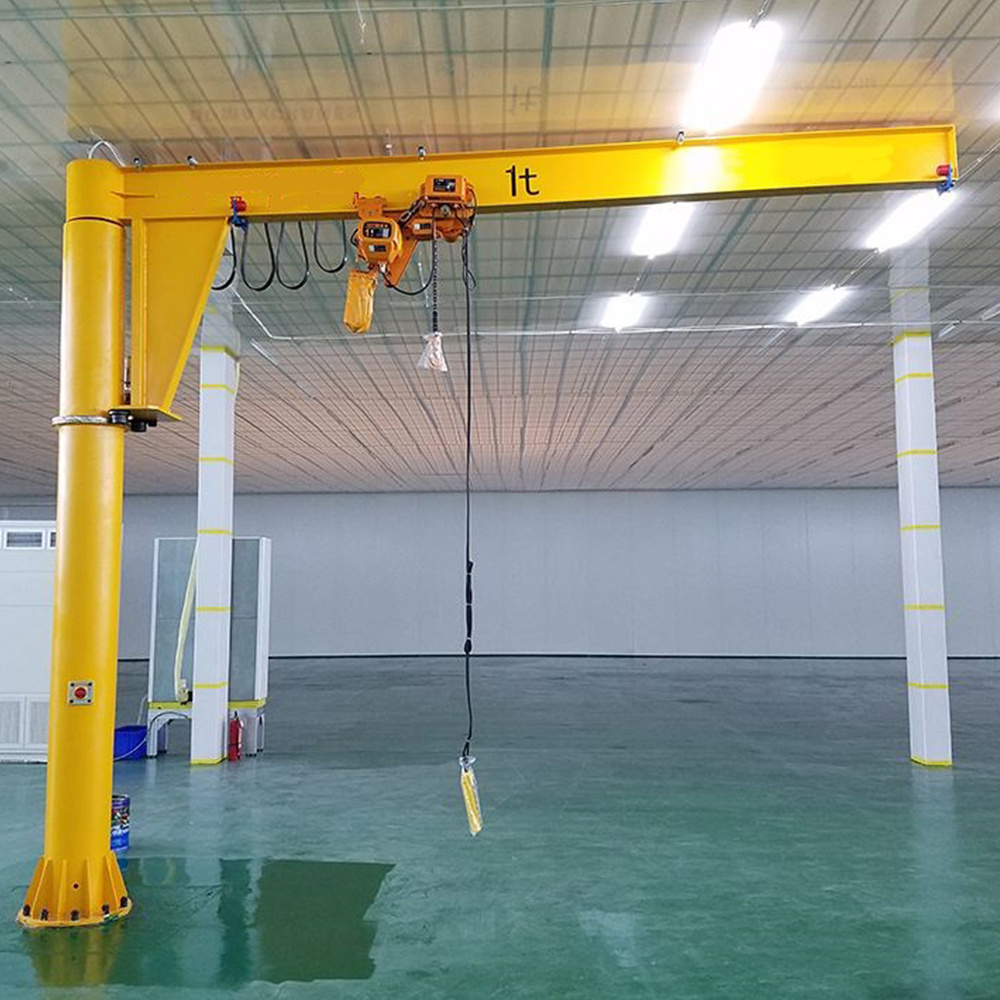 china crane manipulator 500kg Floor Mounted jib crane 3 ton price with electric hoist