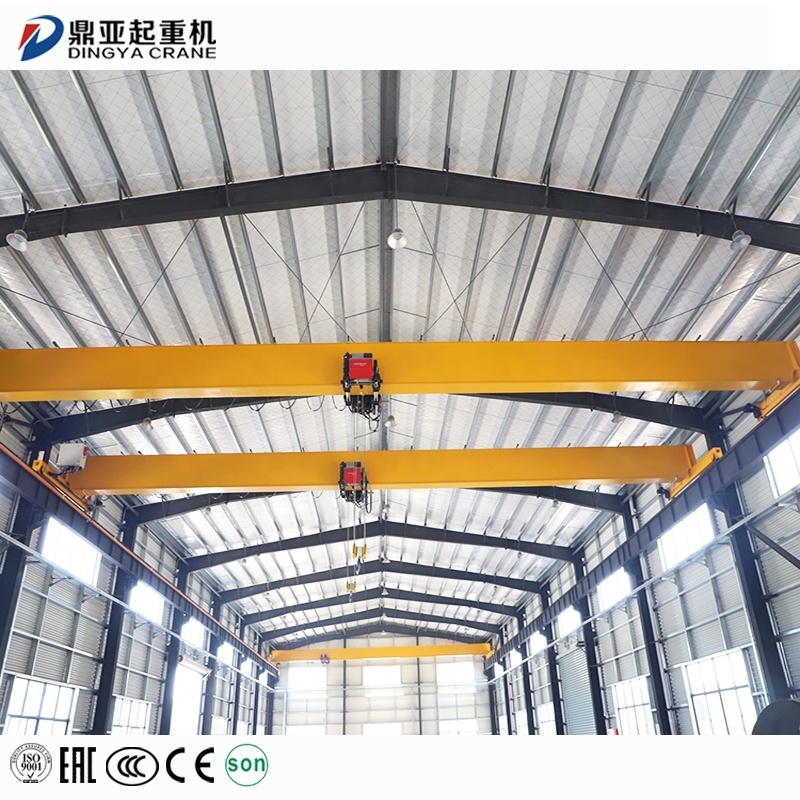 Customized 15 Ton Single Girder Electric Overhead Crane Bridge Crane