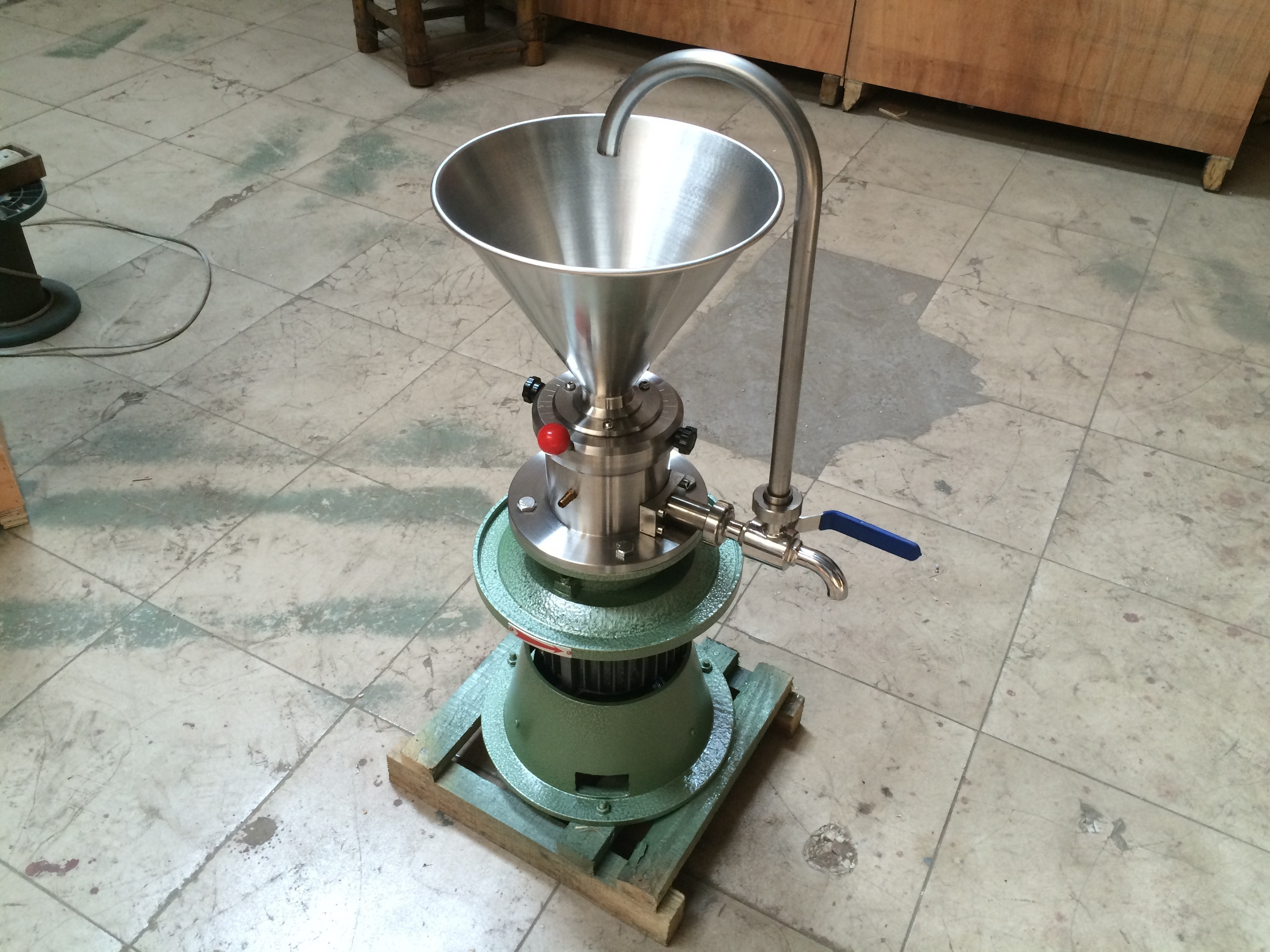 JM60 Vertical colloid grinder and Industrial colloidal nut almond grinding machine