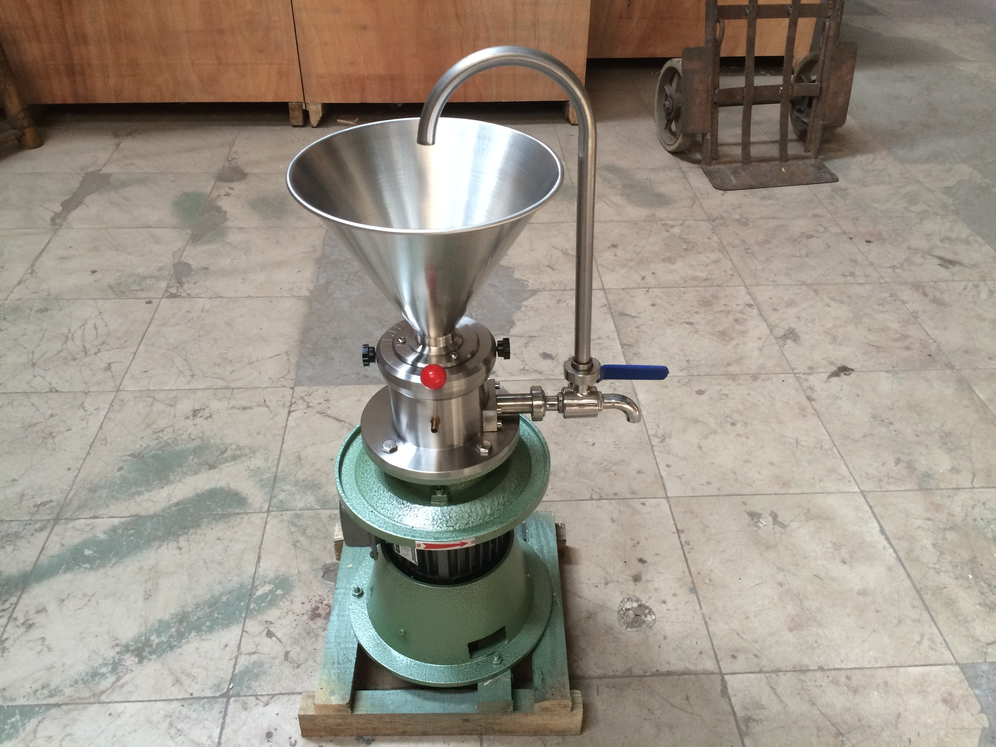 JM60 Vertical colloid grinder and Industrial colloidal nut almond grinding machine