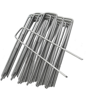 U Type Nail Artifikal Grass Sod Staple Stake Fence Staple/ Landscape Edging Pin/galvanized stainless steel sod nail