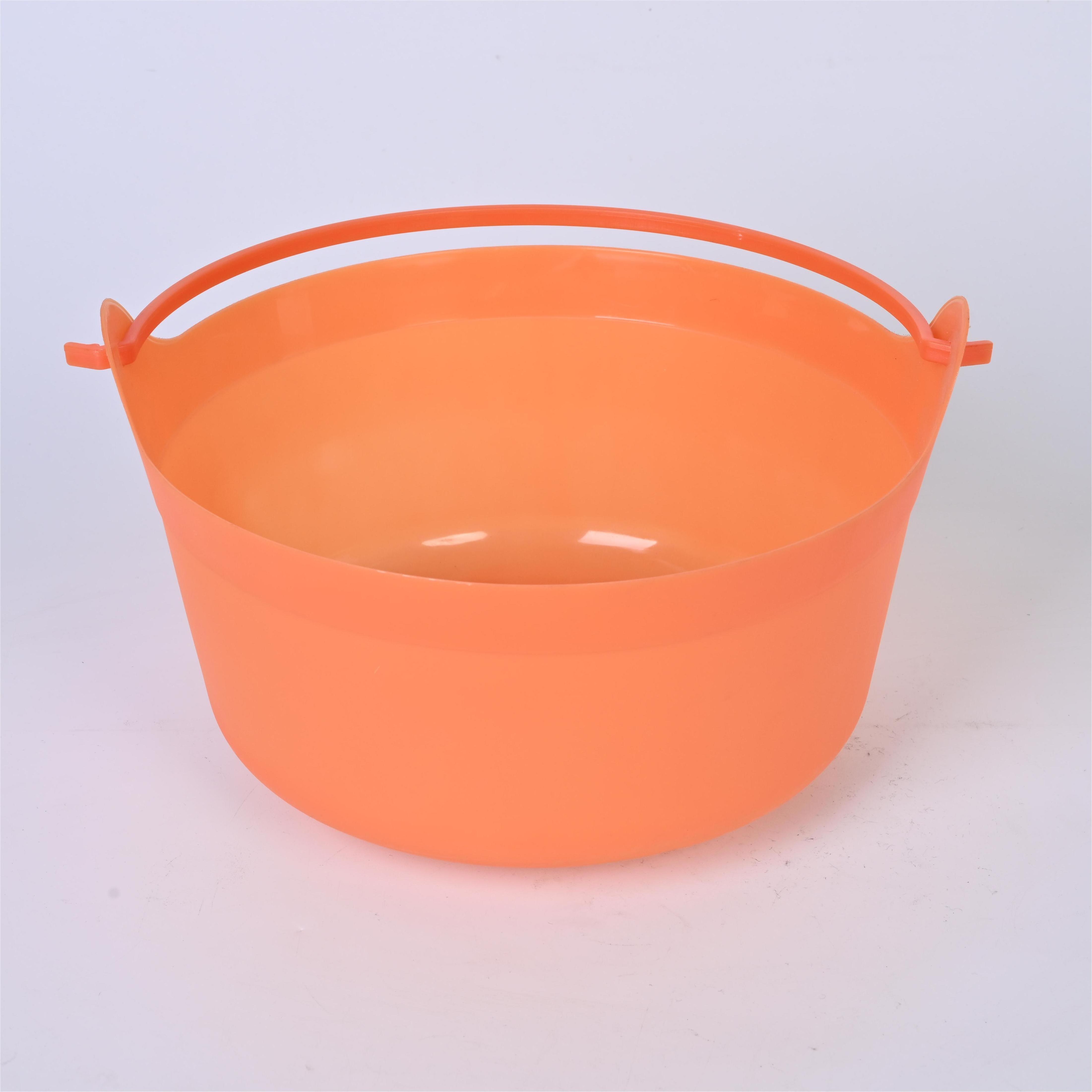 Black Witch Cauldron Plastic Pot Halloween Candy Bucket Rack for Party Novelties