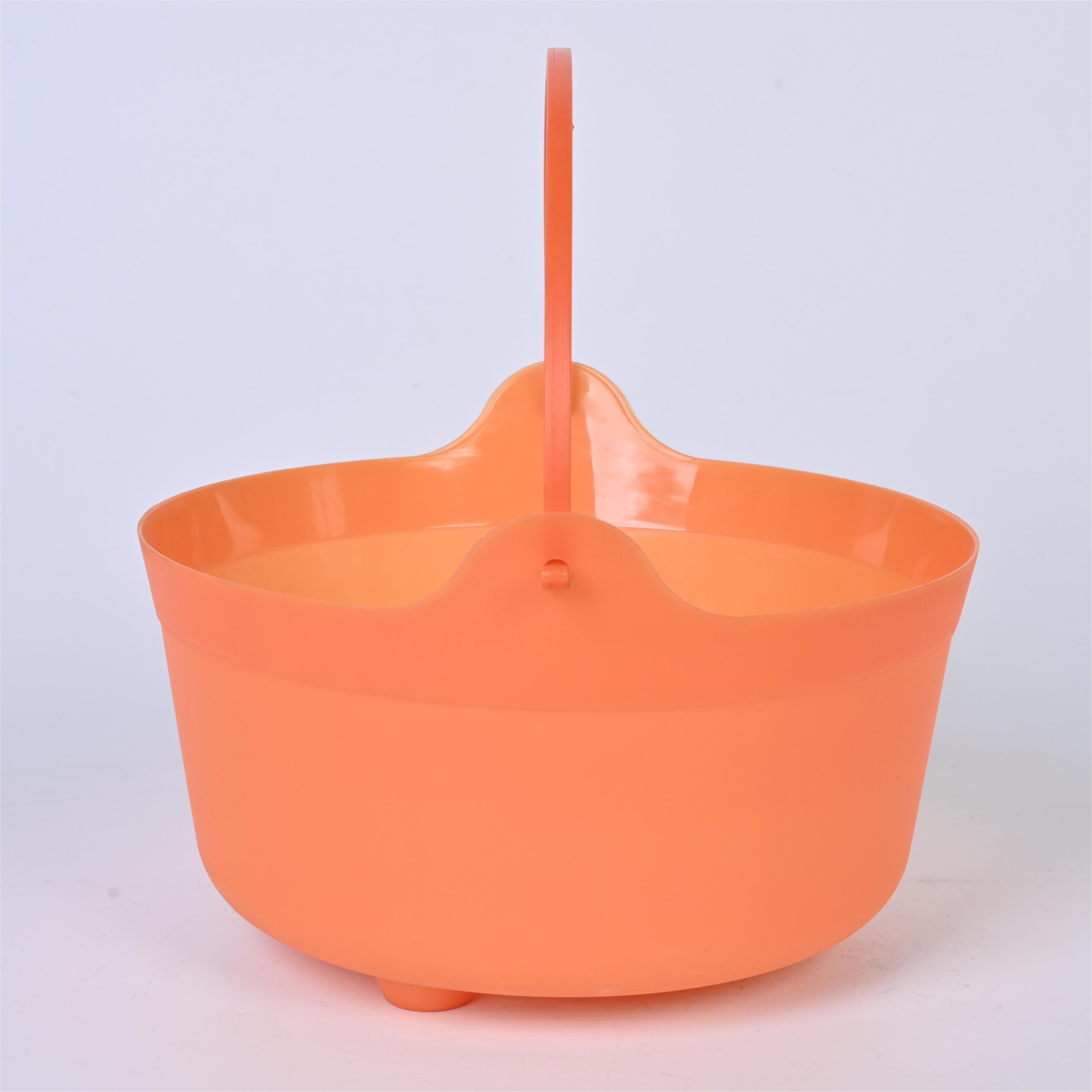 Black Witch Cauldron Plastic Pot Halloween Candy Bucket Rack for Party Novelties