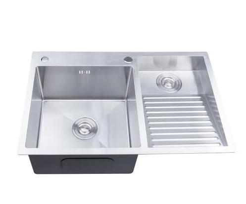 Laundry basin balcony household stainless steel laundry sink with washboard washing basin large size 304 handmade single sink