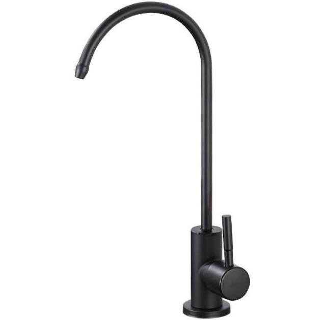 304 stainless steel black direct drinking faucet water purifier faucet for kitchen