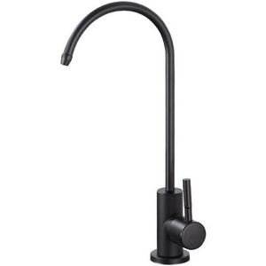 304 stainless steel black direct drinking faucet water purifier faucet for kitchen