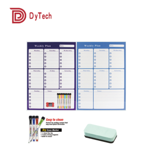 Monthly Fridge Calendar Magnetic Dry Erase Calendar Bundle interactive flat panel acrylic weekly planner for Fridge