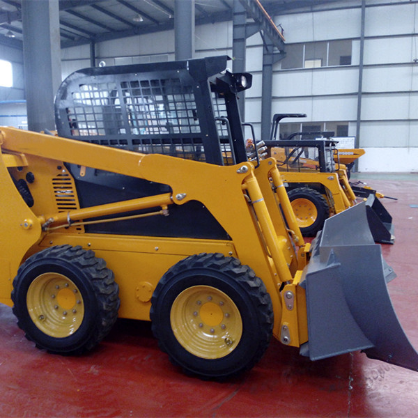 Shanding HY1000 Load 1 One Ton Snow Plow Mini Skid Steer Loader With Bucket for sale