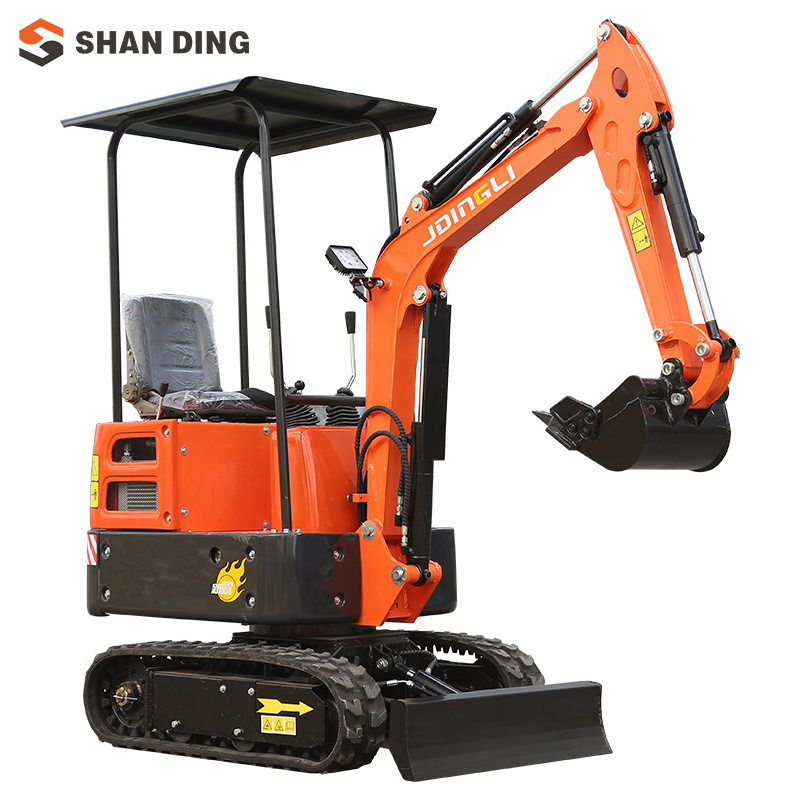 Shandong soil digging machinery sd12d diesel excavator mini digger with CE/ISO