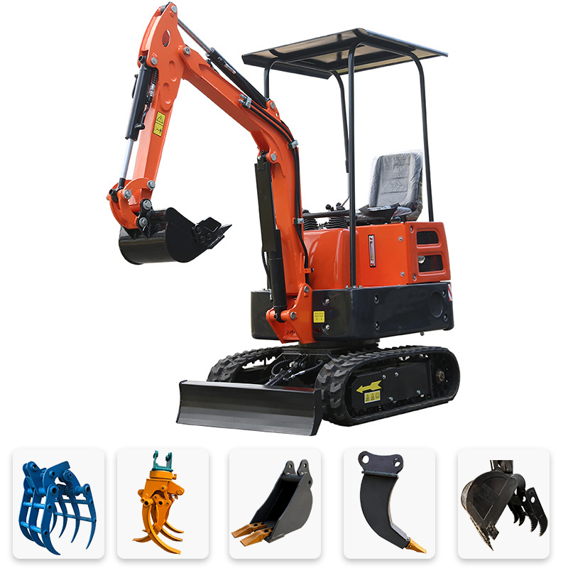 Shandong soil digging machinery sd12d diesel excavator mini digger with CE/ISO