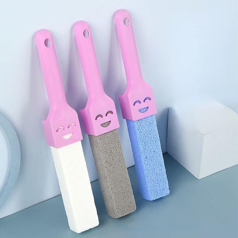 FF2466 Toilet Stain Ring Remover Pumice Stone Bathtub Sink Scouring Stick Cleaner Tool Pumice Stone for Toilet Cleaning