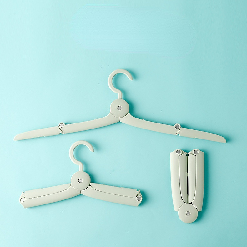 FF2221 Custom Logo Multi-functional Clothes Drying Rack Portable Foldable Hangers Plastic Clothes Hangers