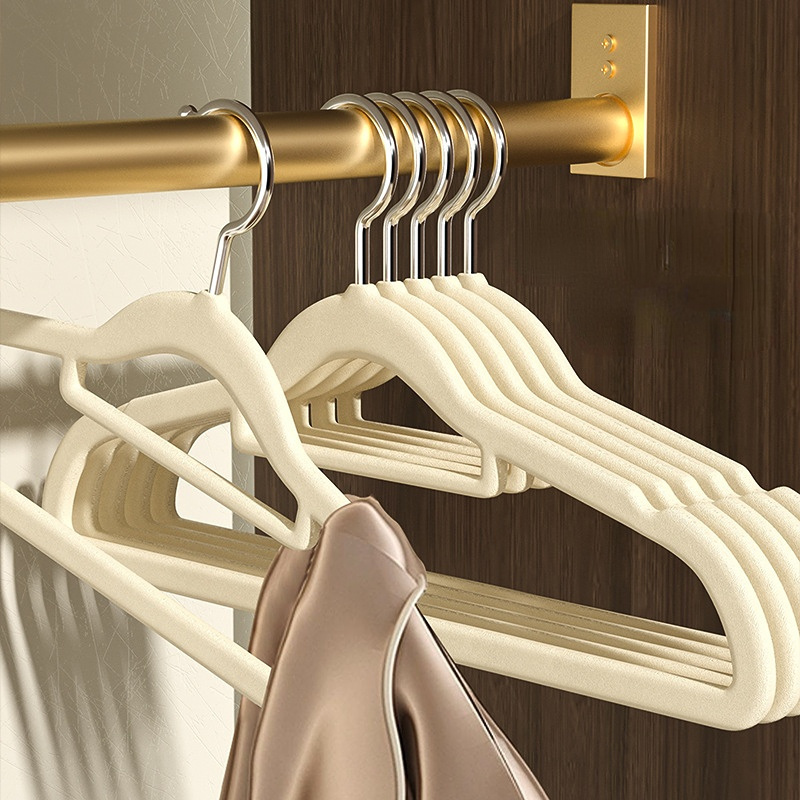 FF2391 Wholesales Sturdy Ultra Slim Suit Clothes Hangers Closet Space Saving Premium Non-Slip Velvet Hangers