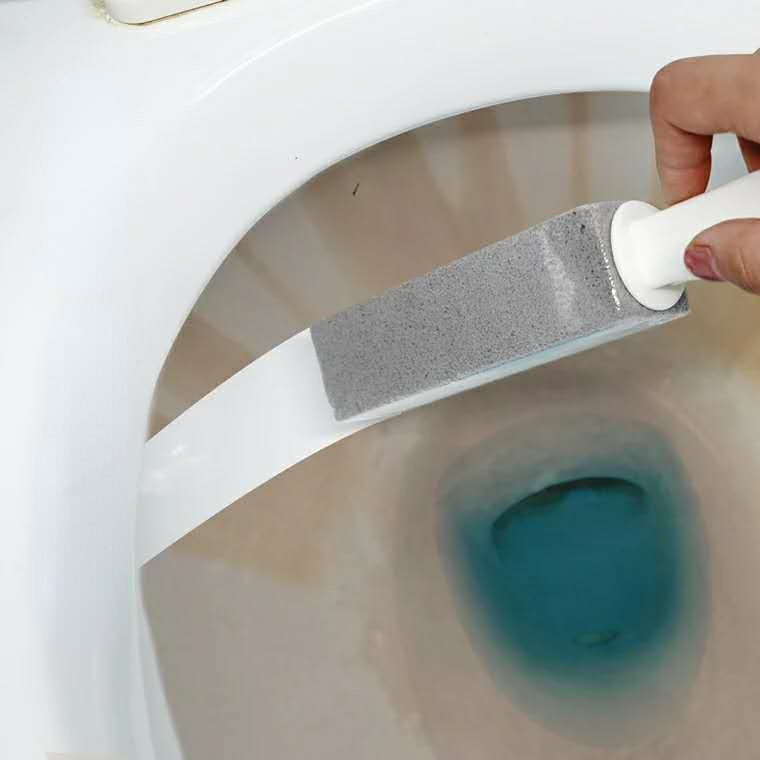 FF2465 Toilet Bowl Stain Ring Cleaning Pumice Stone Sink Bathtub Scouring Stick Long Handle Pumice Stone for Toilet