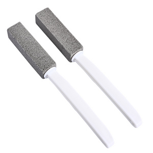 FF2465 Toilet Bowl Stain Ring Cleaning Pumice Stone Sink Bathtub Scouring Stick Long Handle Pumice Stone for Toilet