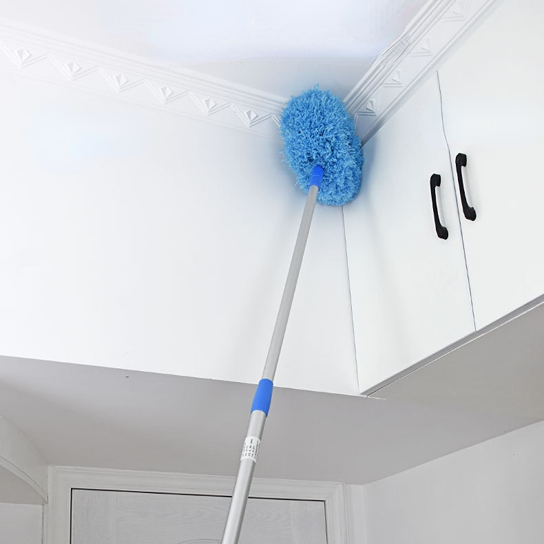 FF2193 Ring Shaped Fan Blade Cleaning Duster Furniture Ceiling Washable Cleaning Brush Extension Long Pole Microfiber Duster