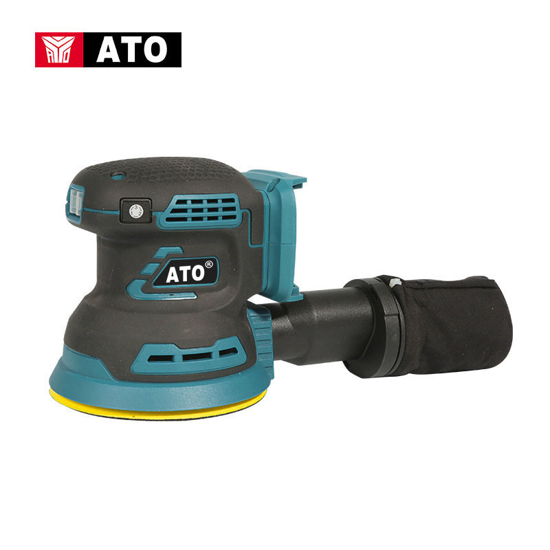 ATO Portable Electric Sanding Machine Woodworking Cordless High-speed Sandpaper Grinding Machine Brushless Sander