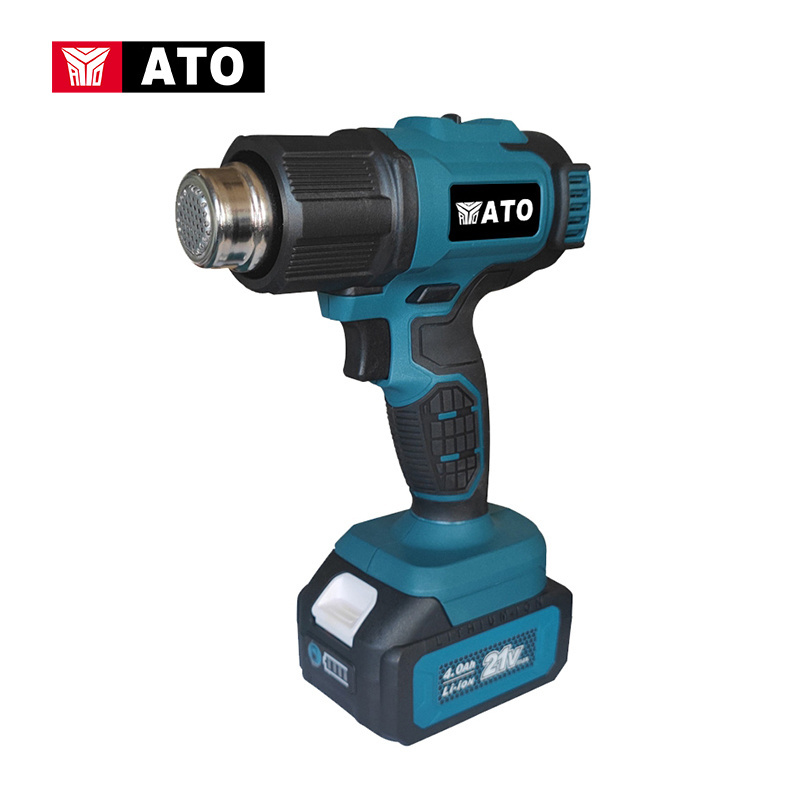 ATO A8591 China power tools Soft Handle cordless drill 4000mah ROHS heat gun 12v