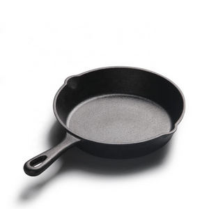 cast iron pan tableware frying pan set cast iron deep smooth frying pan