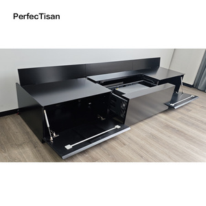 PerfecTisan ultra short throw projection screen all-in-one smart TV cabinet Intelligent laser TV projection screen cabinet