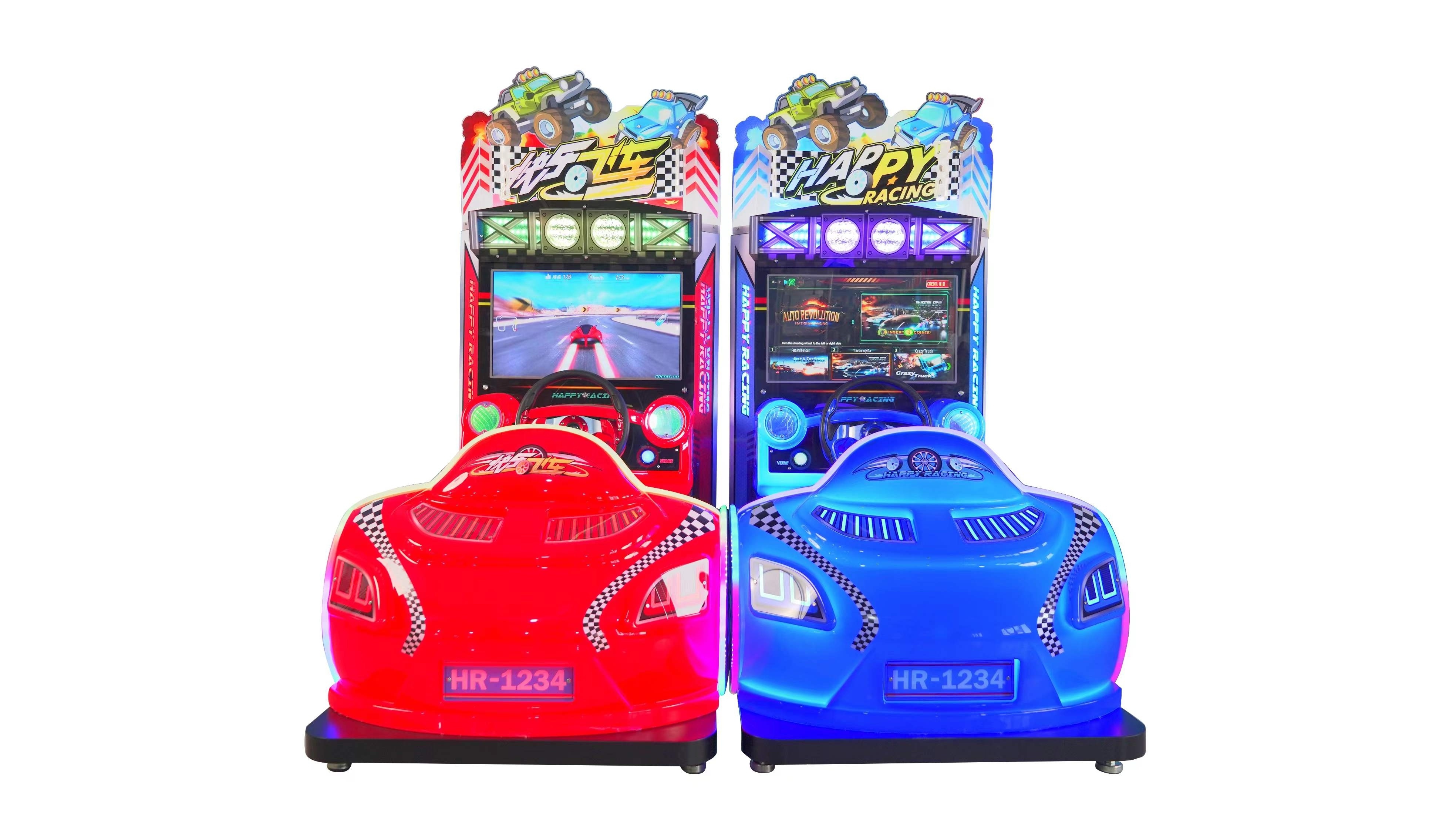 NEW car games racing Happy racing arcade children racing car game machine for sale