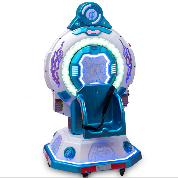 2024 Hot Sale Kids Fun Park Ice Ferris Wheel Coin Operated Kiddie Ride Arcade Game Machine Swing Car For Children Amusement