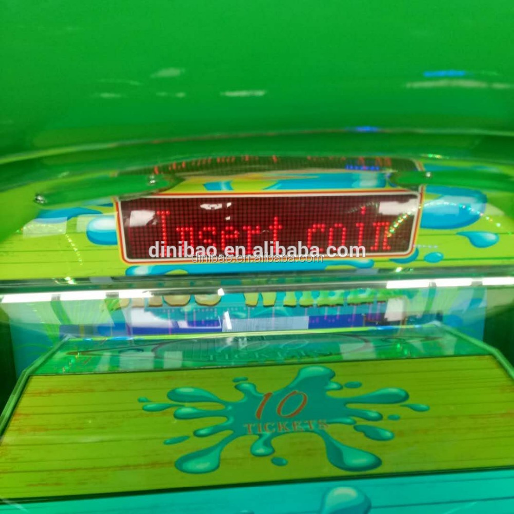 Kids Coin Operated Game Machines Arcade Lottery Ticket Redemption Bass Wheel