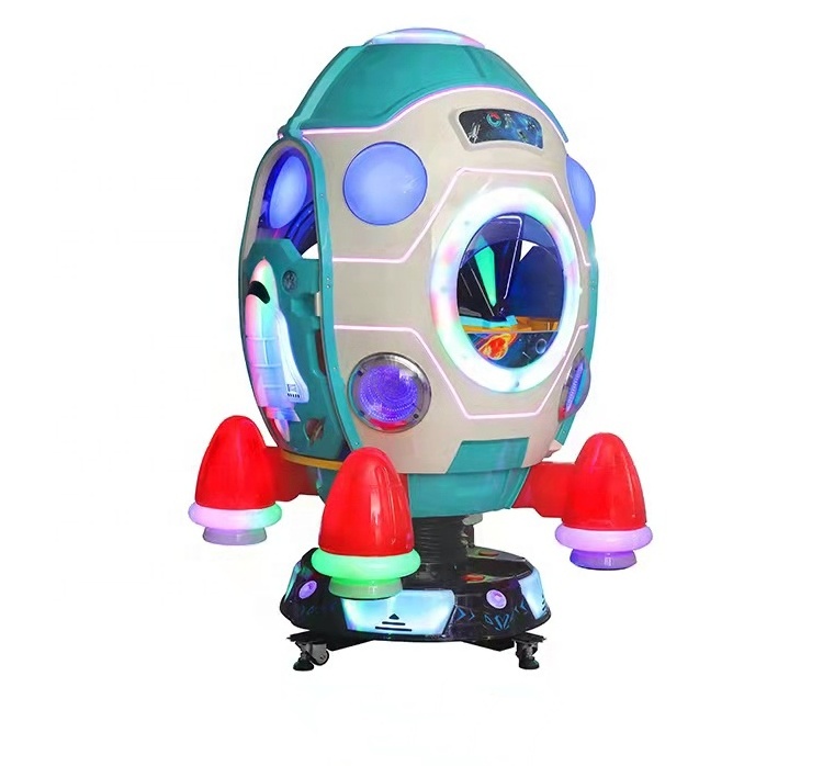 2024 Hot Sale New Coin Operate Game Machine Space Capsule Kiddie Rides With Game Scree For Children