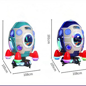 Dinibao new kiddie rides amusement coin operated space capsule game machine with MP5 screen