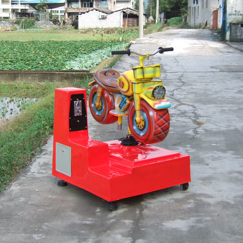 New 2024 coin-operated children's commercial electric supermarket gate square play baby music swing machine