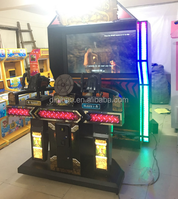 Indoor 55'' Lcd Deadstorm Pirate Gun Shooting Machine Arcade Games Machine For Parent-Child Games