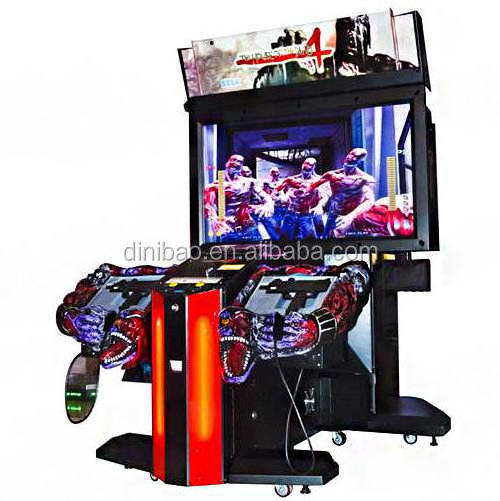 New cheap shooting gun equipment 55LCD The House of Dead 4 arcade simulator shooting game machine